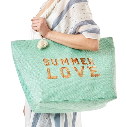 Summer Love Beach Bling Tote bag