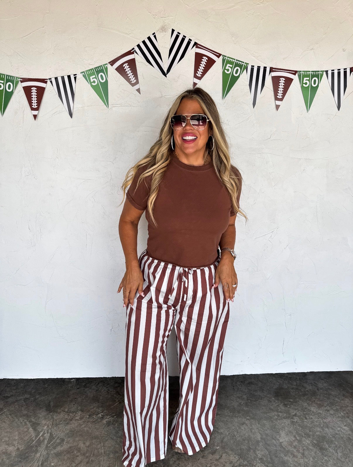 Blakeley Knox Tailgate Stripe Boxer Pants