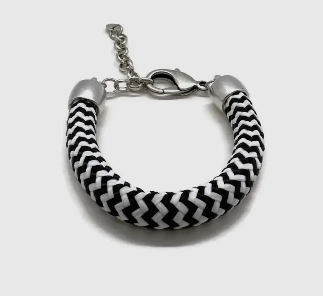 Black & White Cord Bracelet