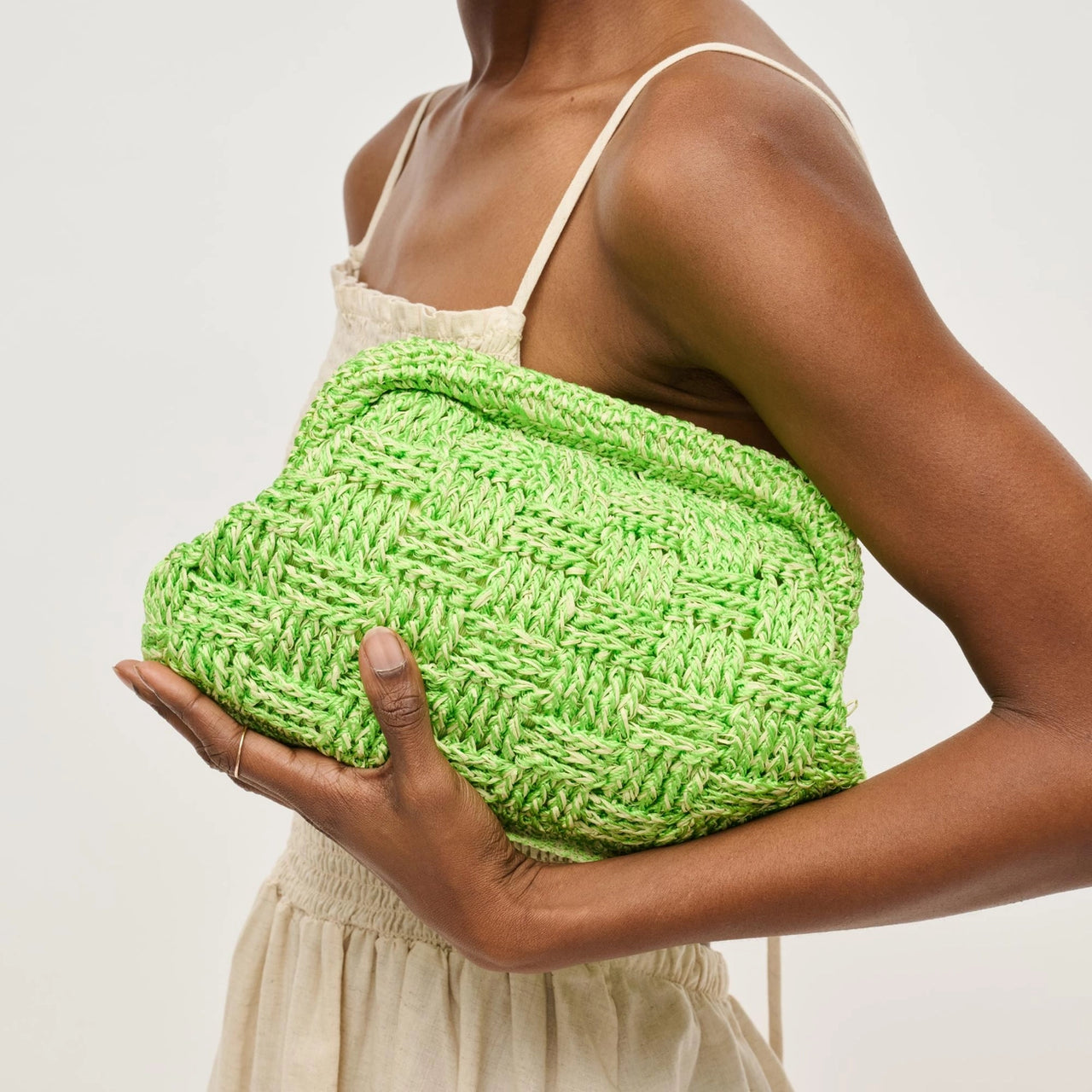 Annie Clutch & Crossbody - Lime