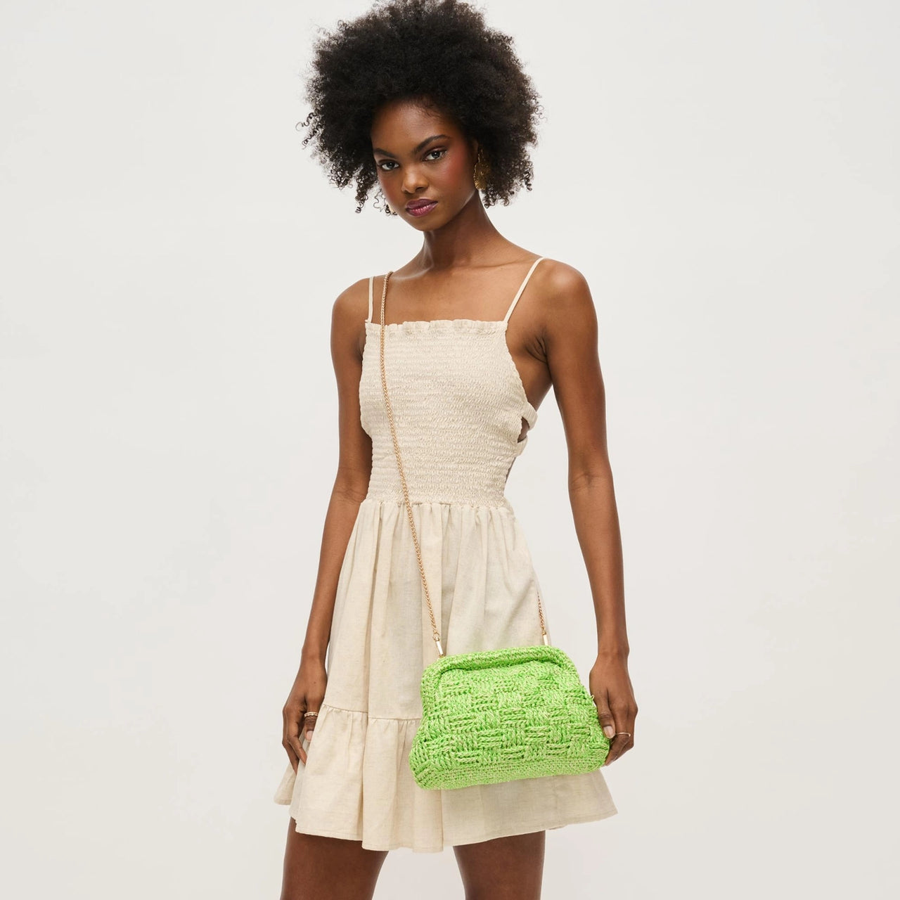 Annie Clutch & Crossbody - Lime