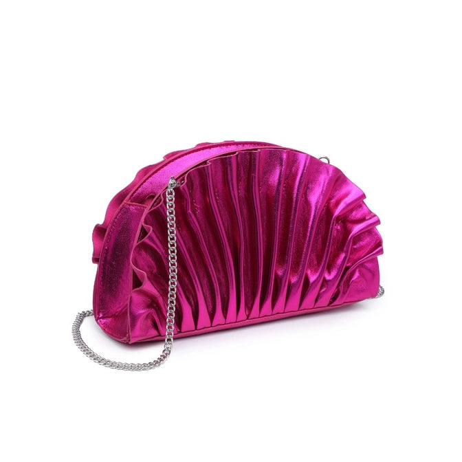 Ariel Pleated Metallic Crossbody - FINAL SALE