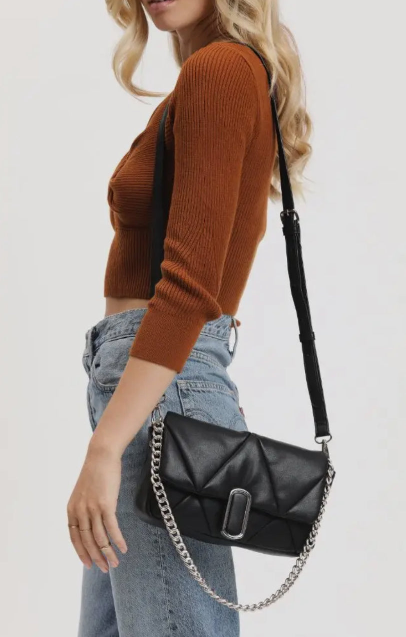 Anderson Quilted Vegan Leather Crossbody