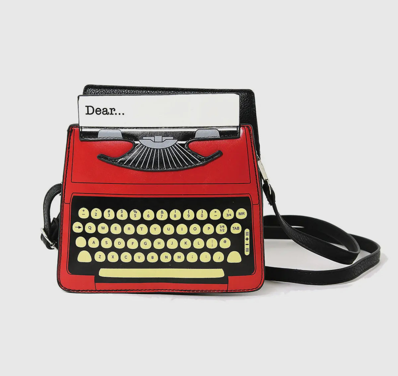 Vintage Red Type Write Bag