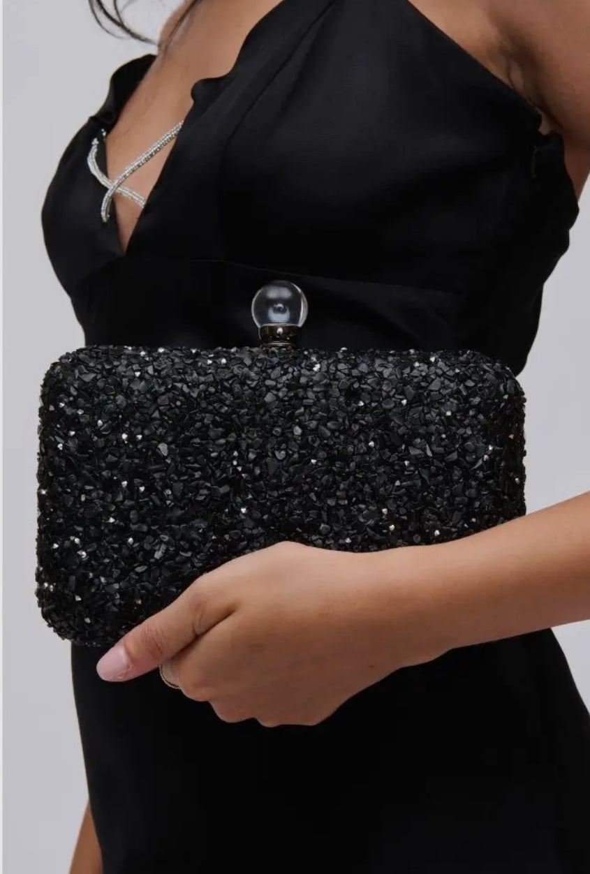 Black Penelope Evening Bag