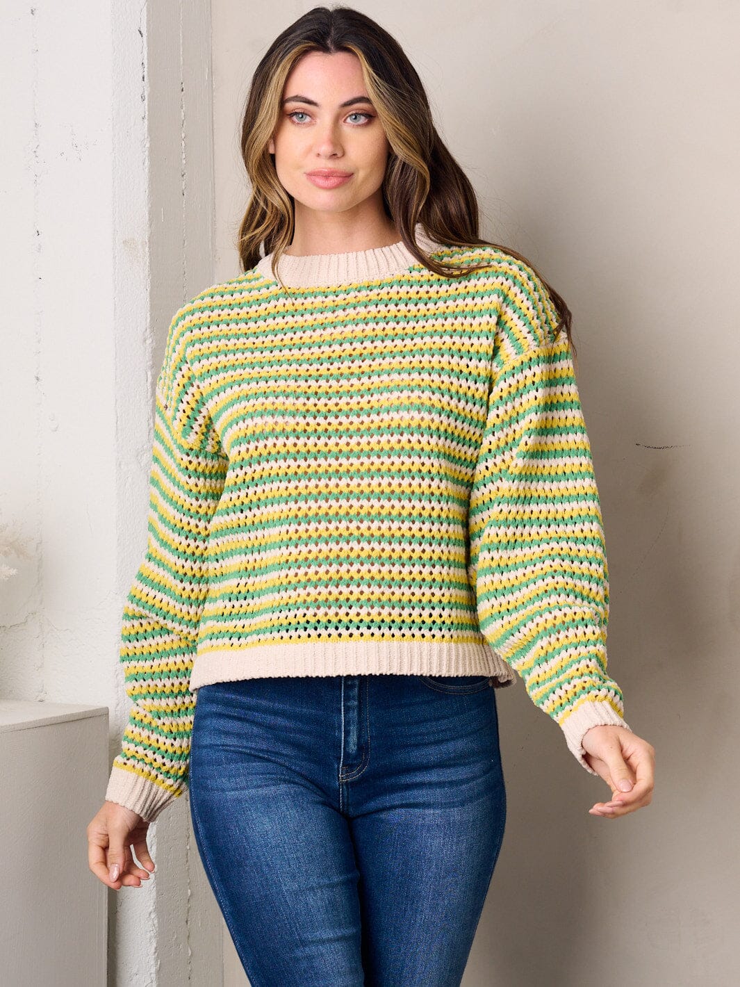 Color Block Sweater-FINAL SALE