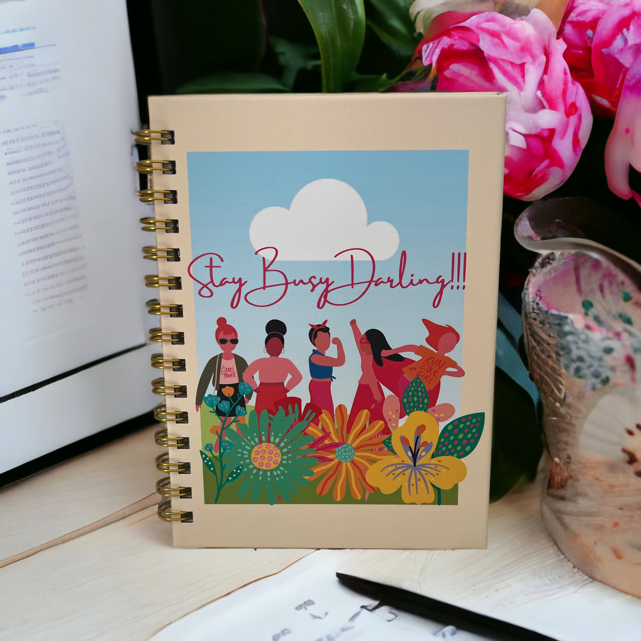 Stay Busy Darlin' Notebook