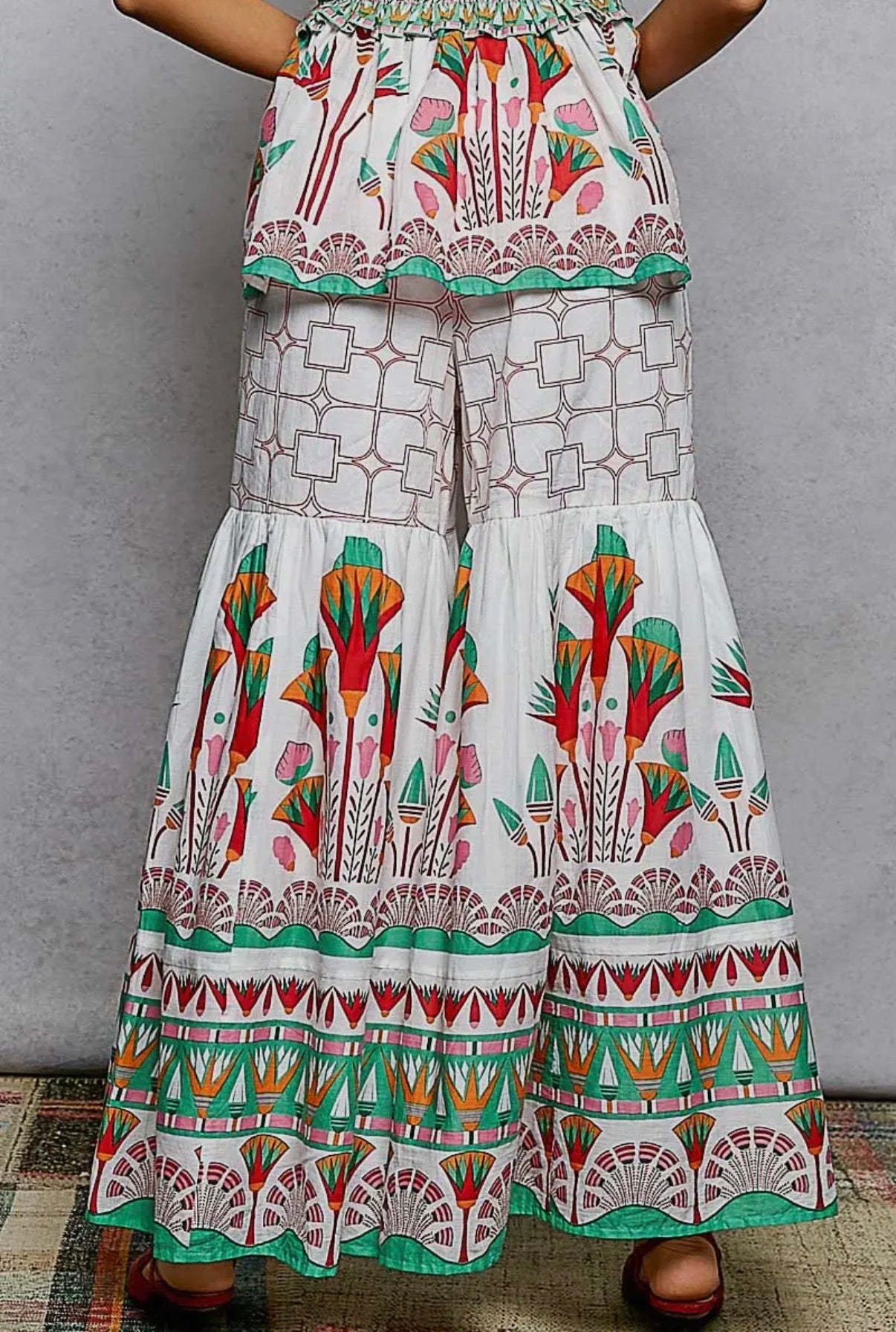 POL Printed Flowy Pants