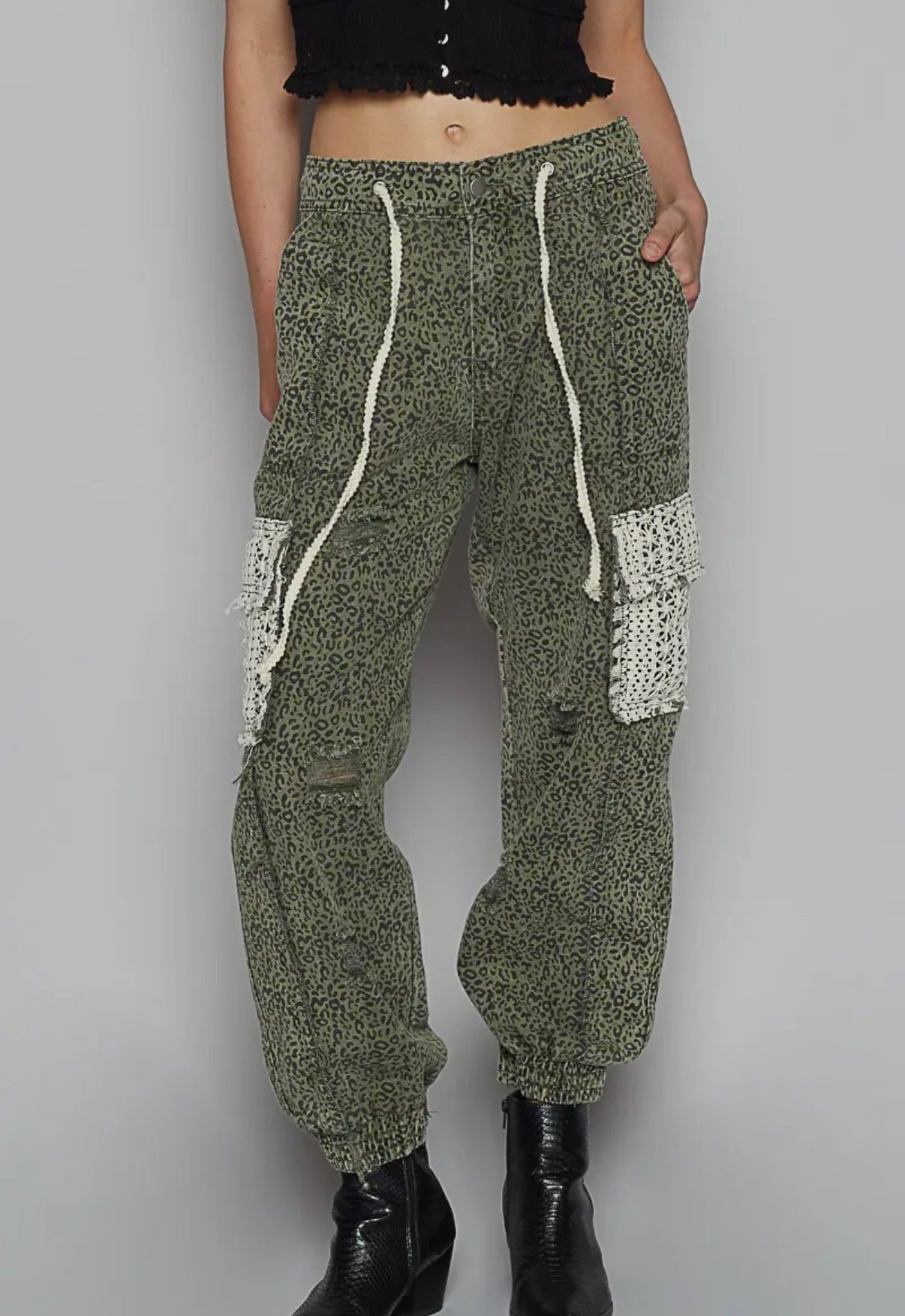 POL Animal Print Jogger