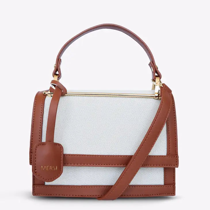 Jenna Crossbody - Canvas & Vegan Leather