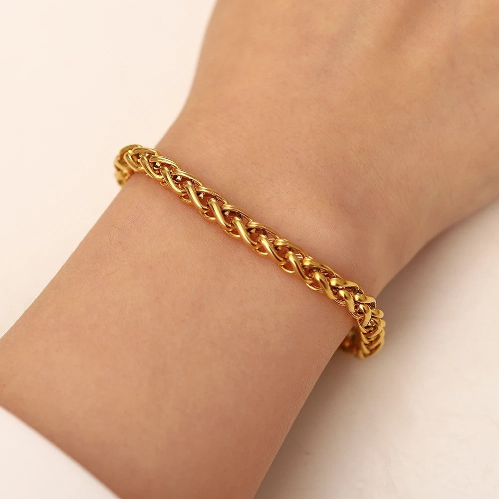 Layered 18K Gold Plated Bracelet