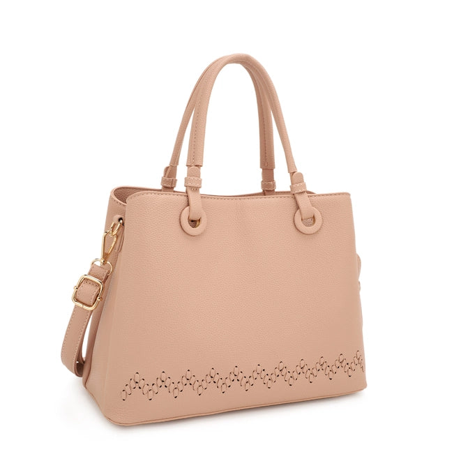 Lola Satchel w/Whipstitch Crossbody