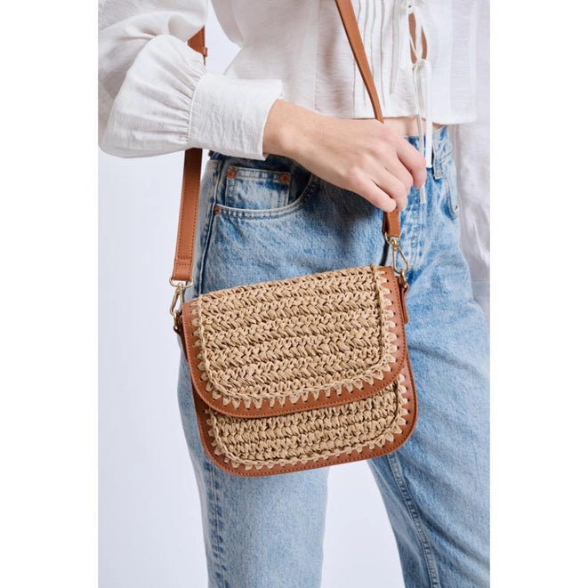 Macy Straw Crossbody