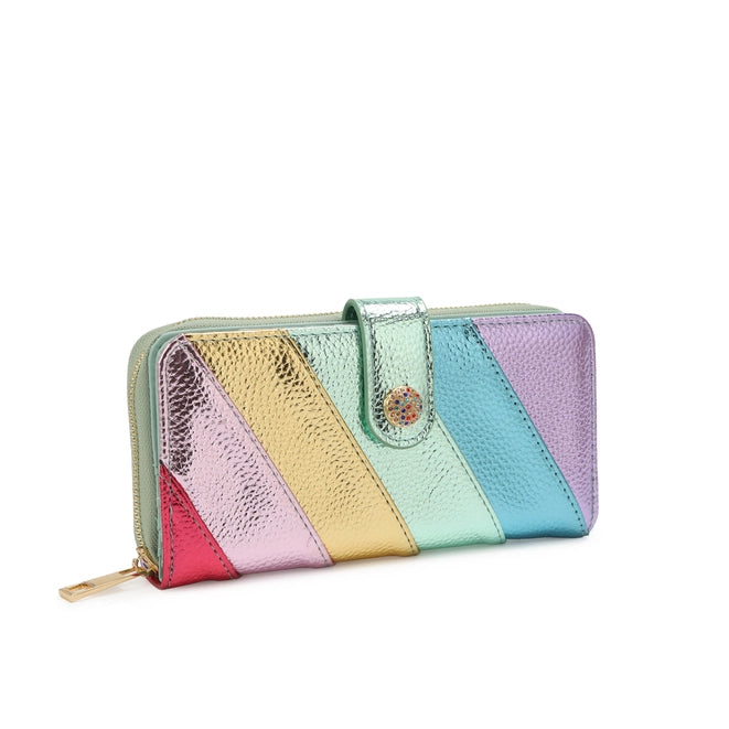 Rainbow Metallic Wallet