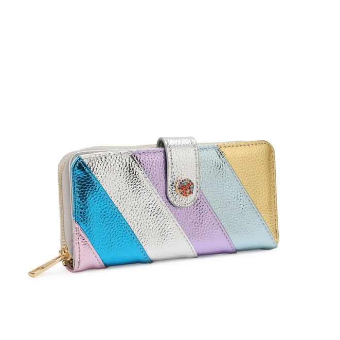 Rainbow Metallic Wallet