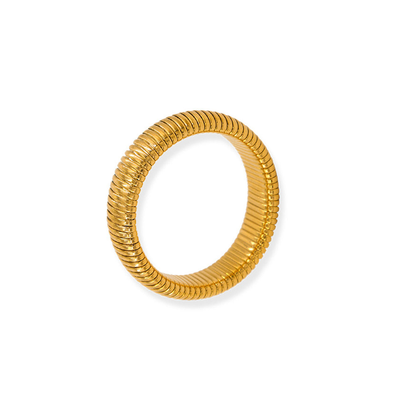 18K Gold Plated Elastic Stretch Ring