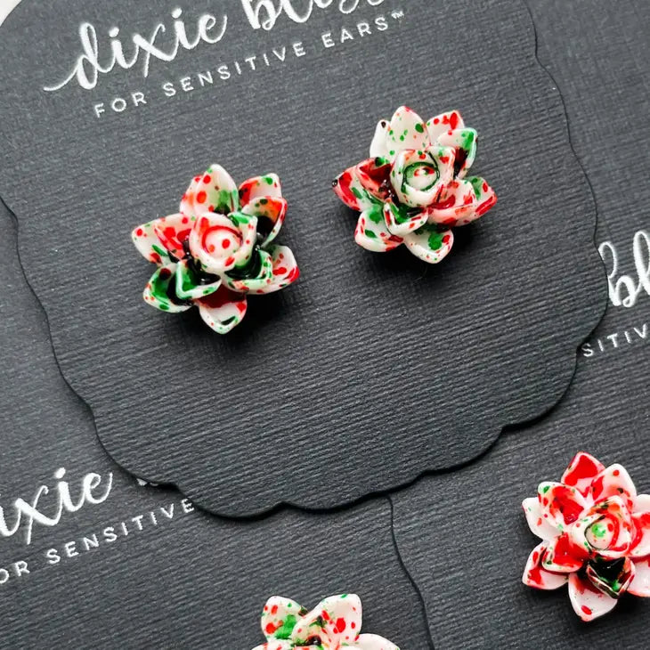 Yuletide Succulents Earrings