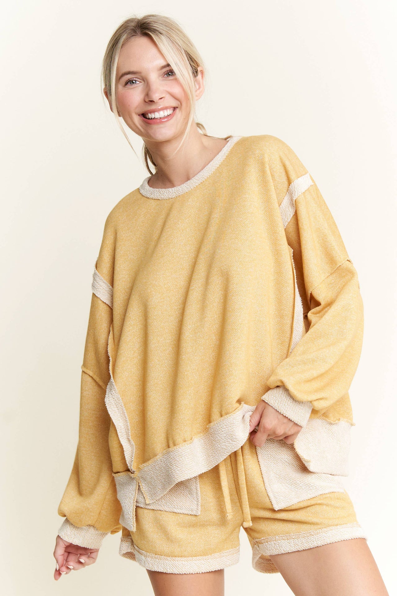 LoopTerry LongSleeve Crewneck Top